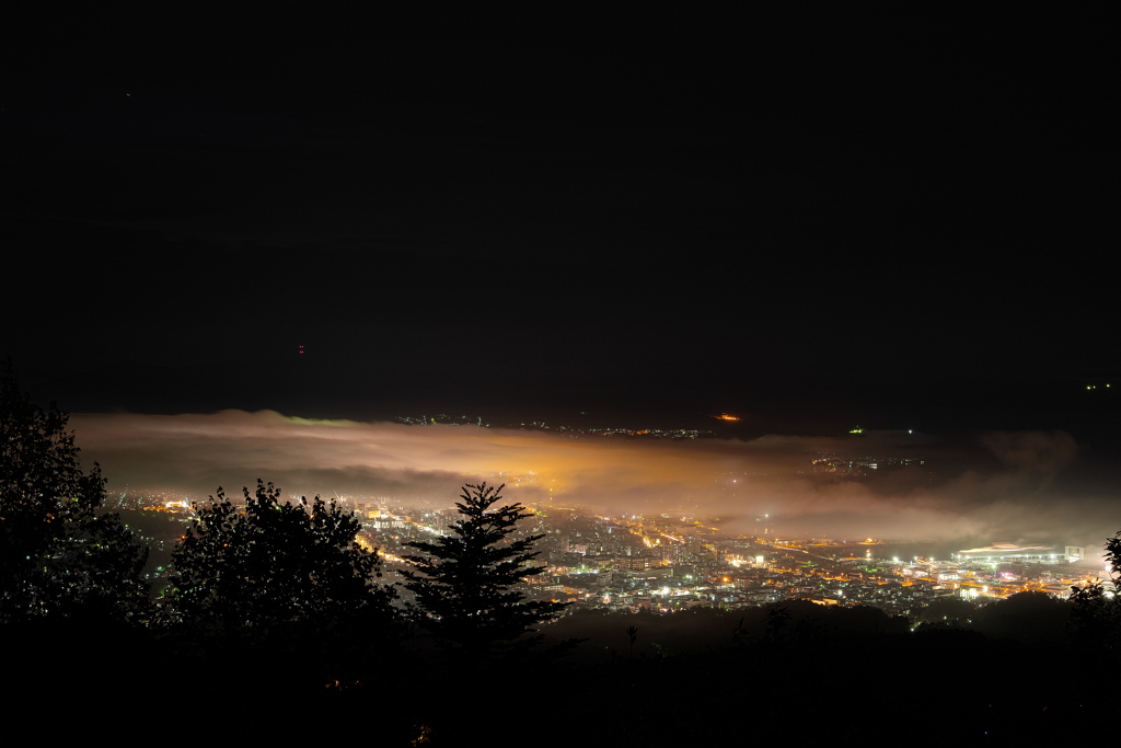 雲海夜景…