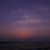 内房の夕日