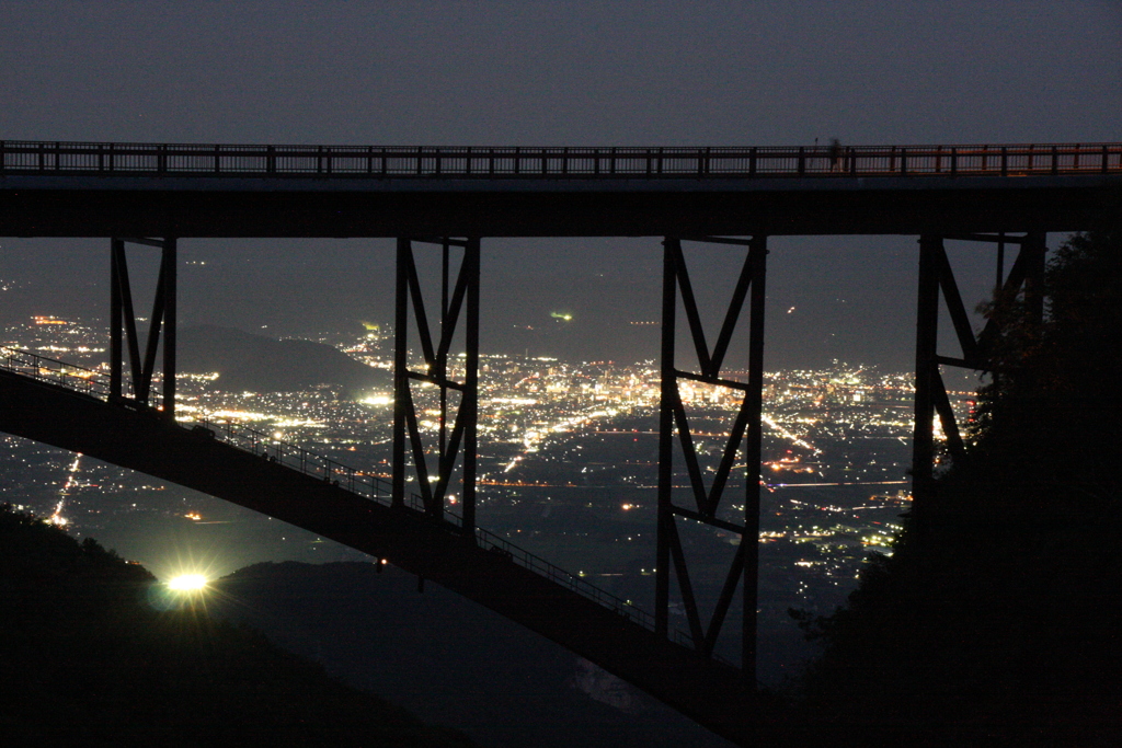 つばくろ谷からの夜景②