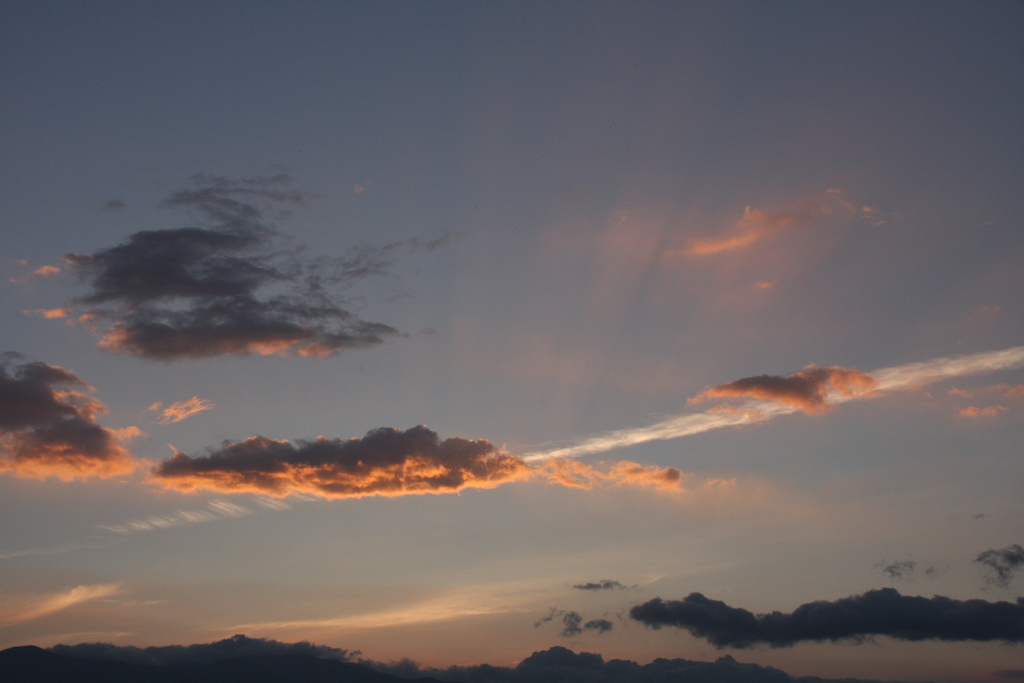 今日の夕暮れ