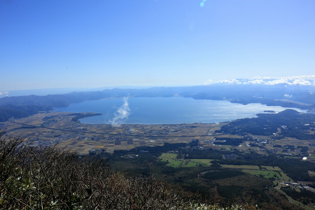 日本百名山　磐梯山山頂からの絶景