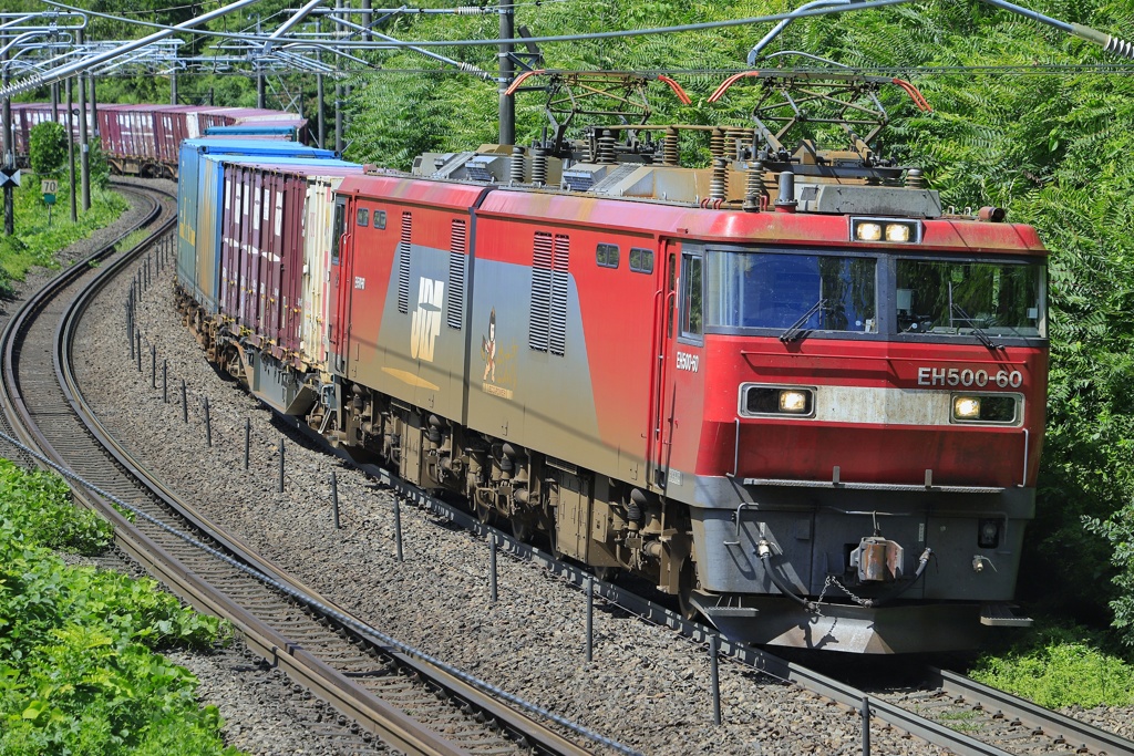 峠を駆け上がる金太郎