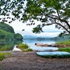 閑かな湖畔の…♪