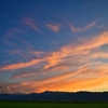 夏の夕空