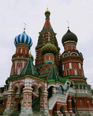 モスクワ　聖ワシリイ大聖堂