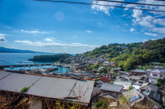 漁村の高台