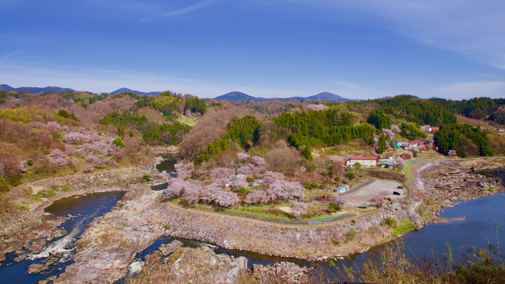 阿武隈川　春