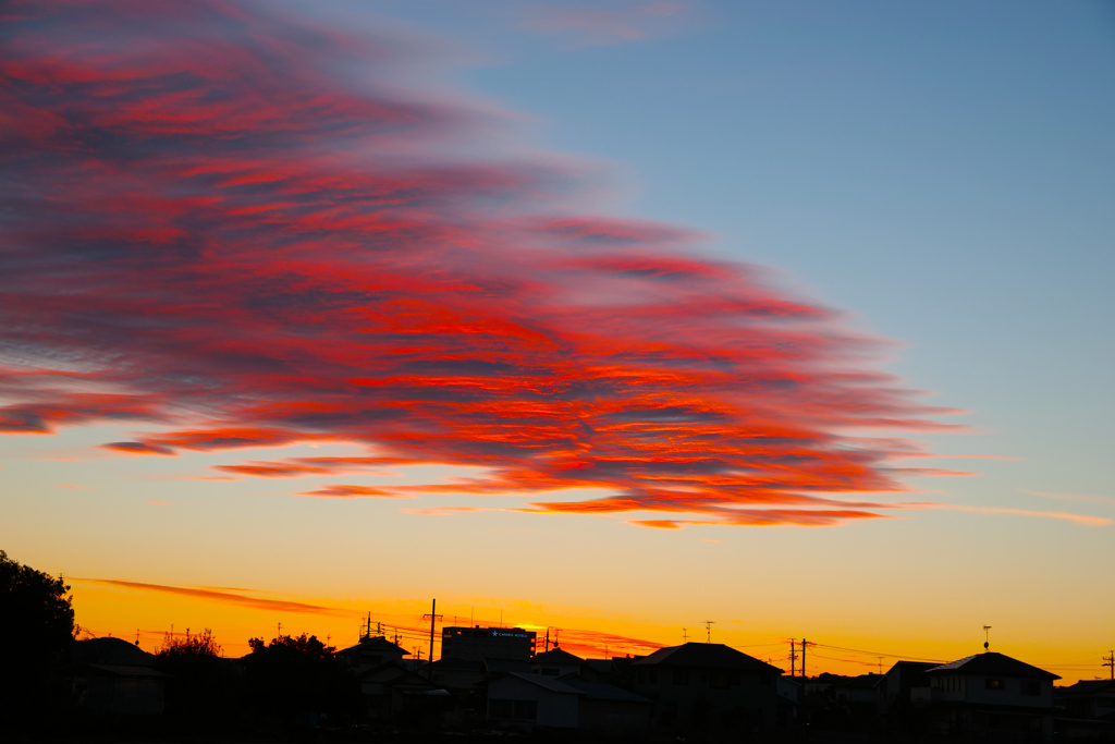 燃える雲