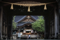 尾山神社へ