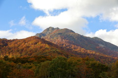 紅葉の雨飾山