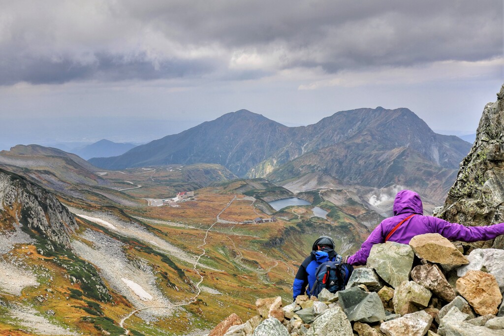 立山雄山より