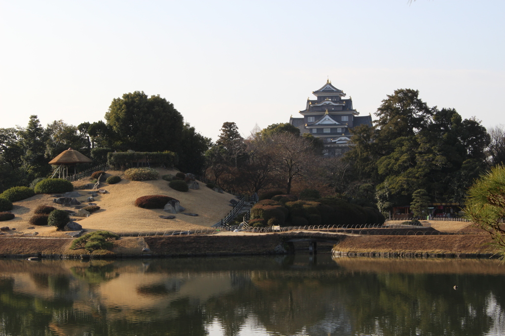 後楽園と岡山城