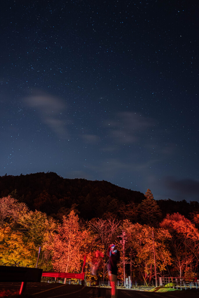 秋の夜空