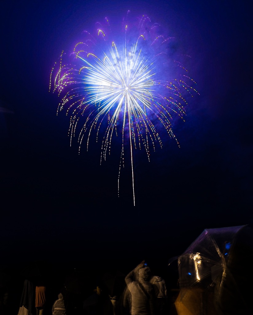 支笏湖湖水祭り花火