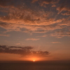 日本海の夕陽