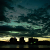 松江の夕暮れ