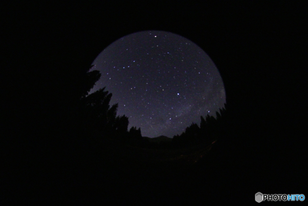 夜空を見つめて
