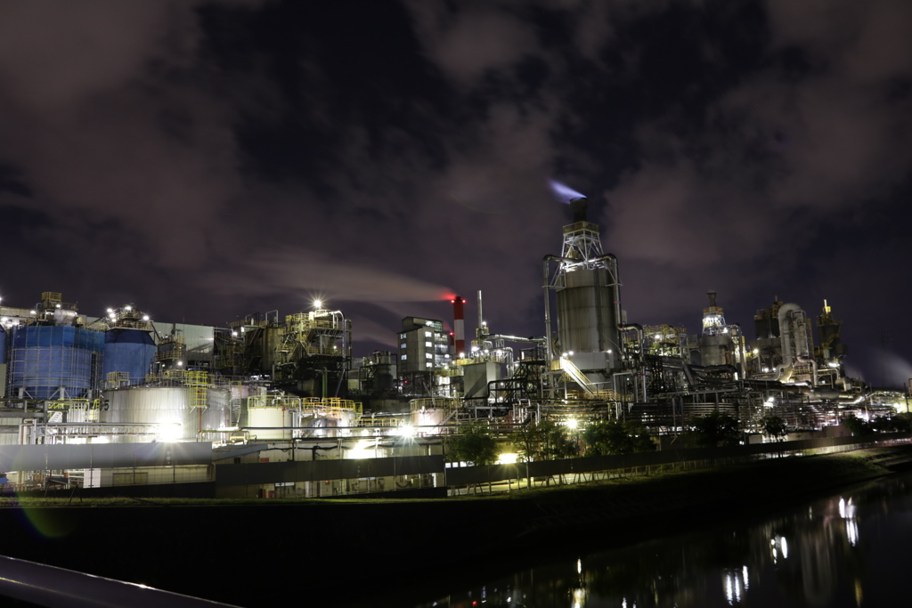 工場夜景