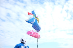 鯉のぼりの舟下り