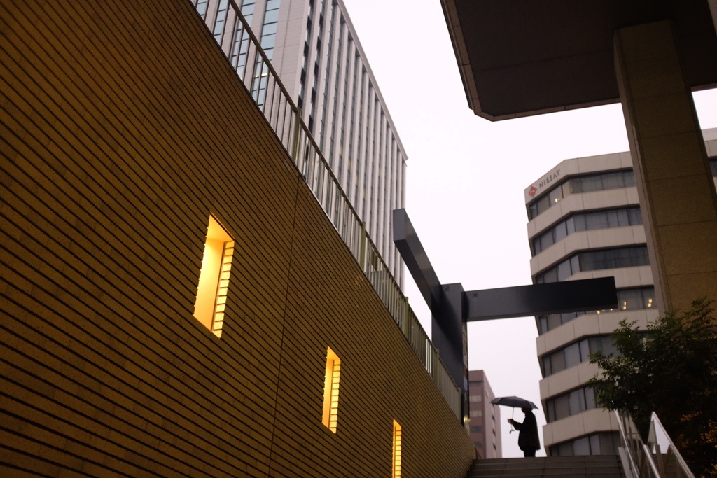 さて、雨の街にでかけるとするか…