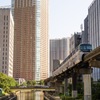 芝浦運河と東京モノレール
