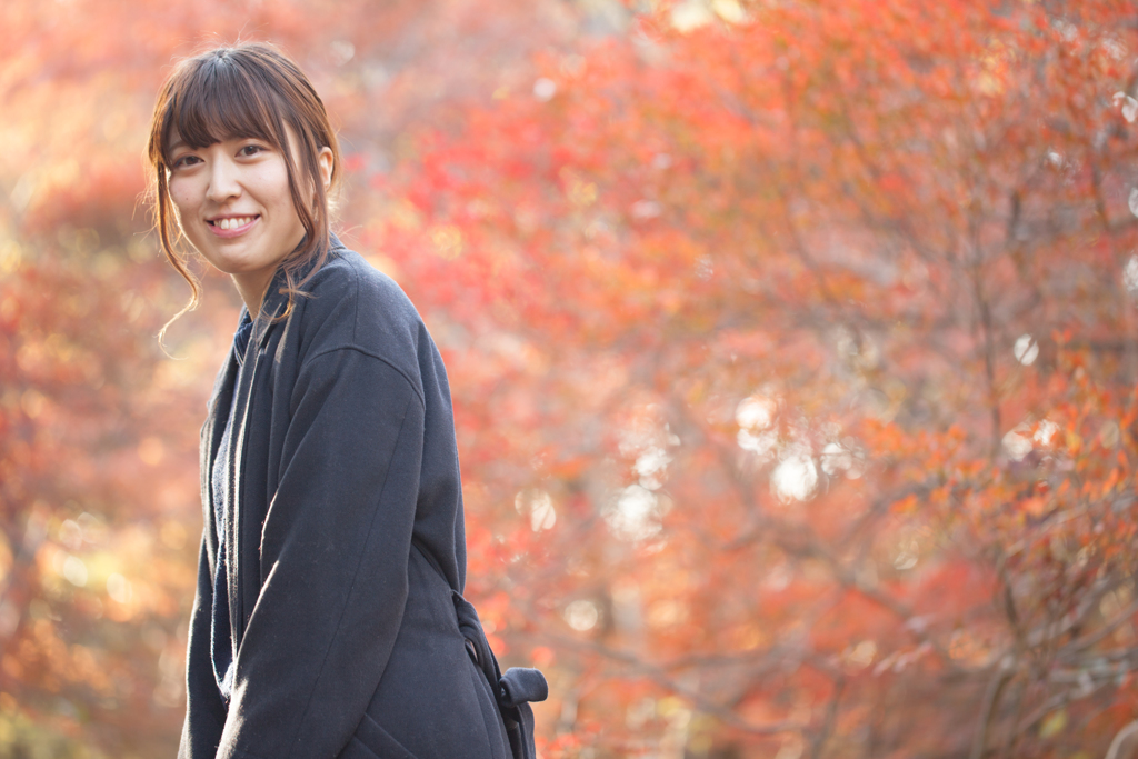 秋っぽいポートレート