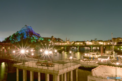 東京ディズニーシー　夜景　
