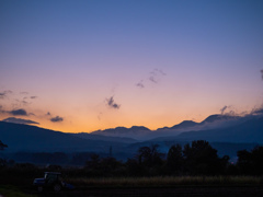 とある秋の日の夕暮れ