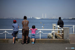 海は広いなー