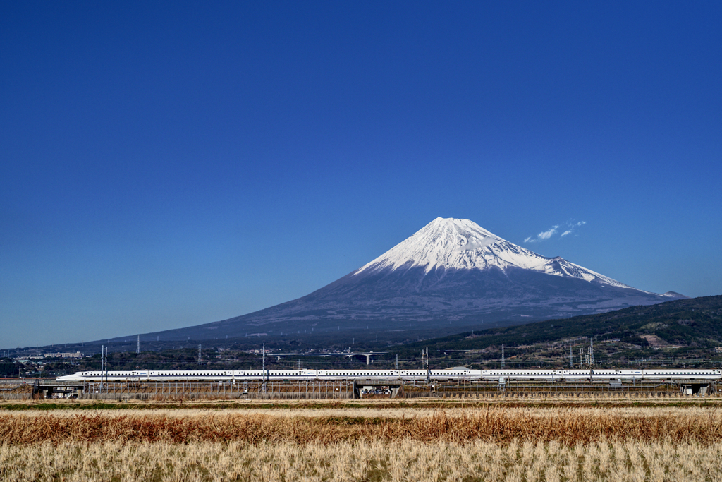 新幹線+富士山 カラーバージョン