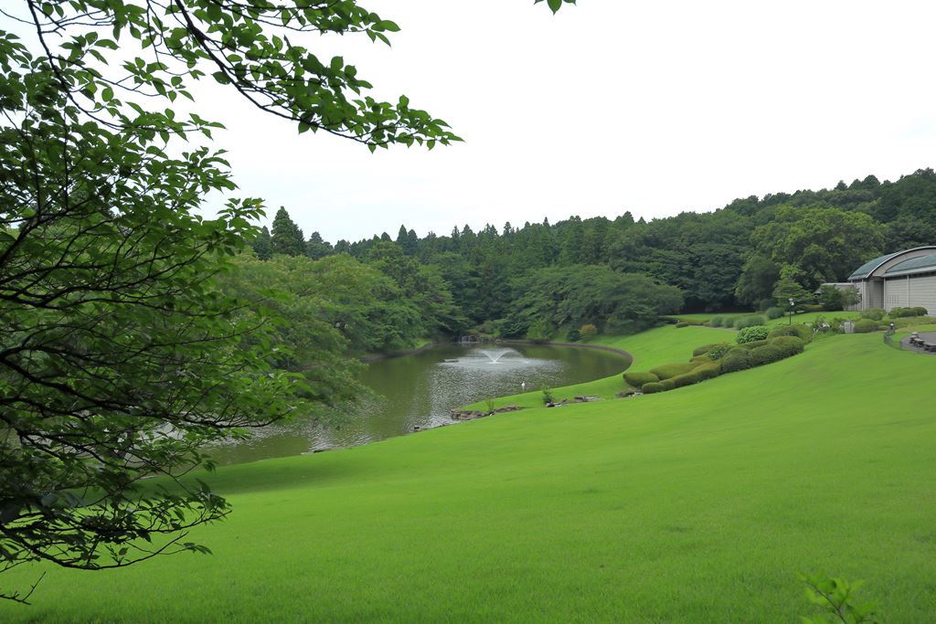 川村美術館の庭園