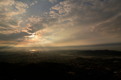 皿倉山からの夕景