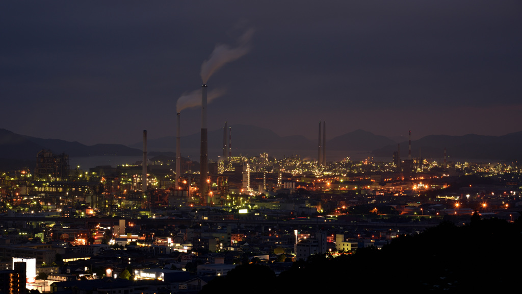 周南市の夜景
