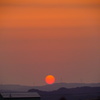 日常の夕日