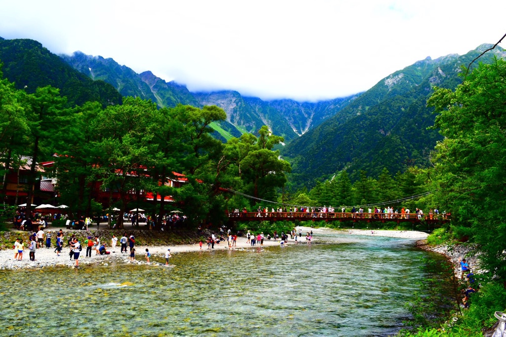 上高地と河童橋