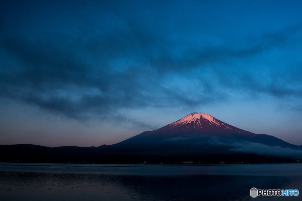 赤い富士山