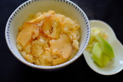 お食事 松茸釜飯