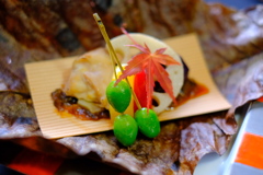 秋焼物 枯朴葉焼き
