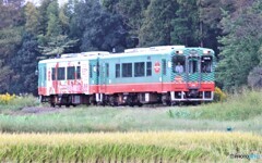 真岡鉄道。