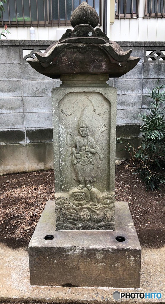 安永六年の庚申塔。