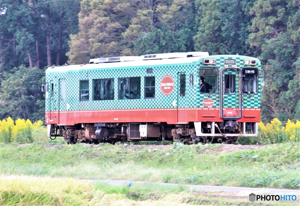 真岡鉄道。