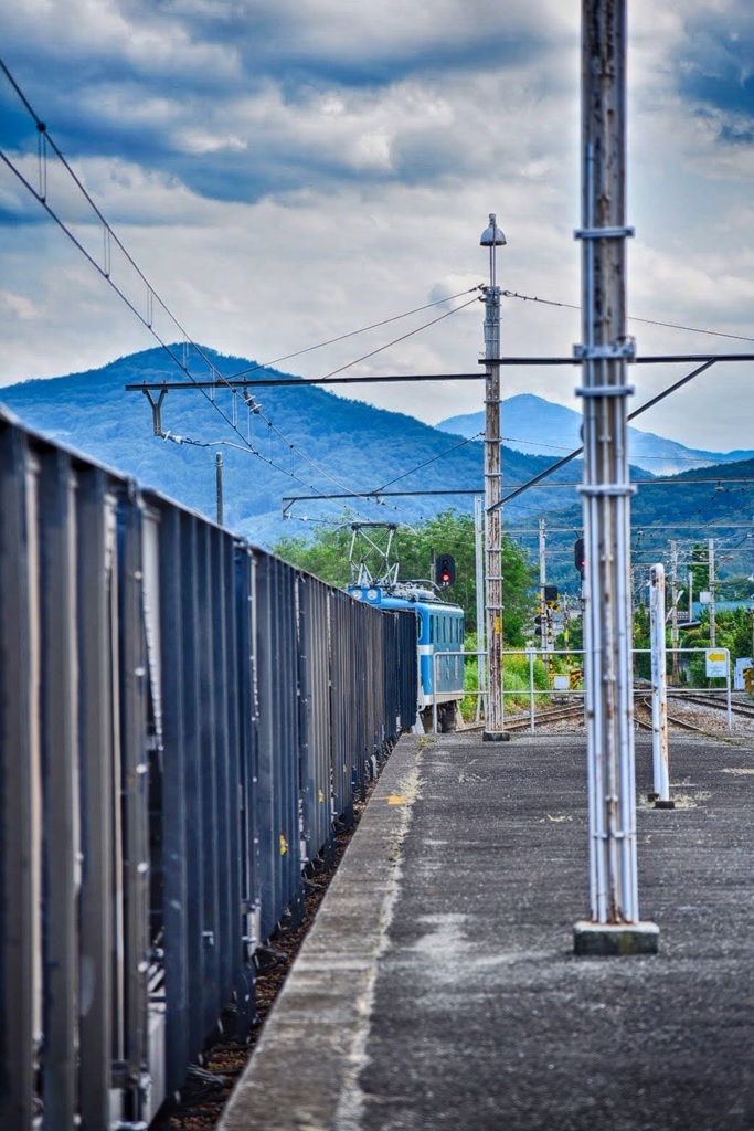 レトロな貨物列車 秩父鉄道