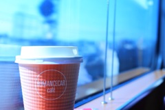 ロマンスカーでcafé time☕️