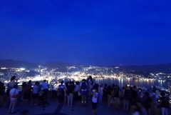 稲佐山からの長崎夜景 誰もが連続シャッター‼️