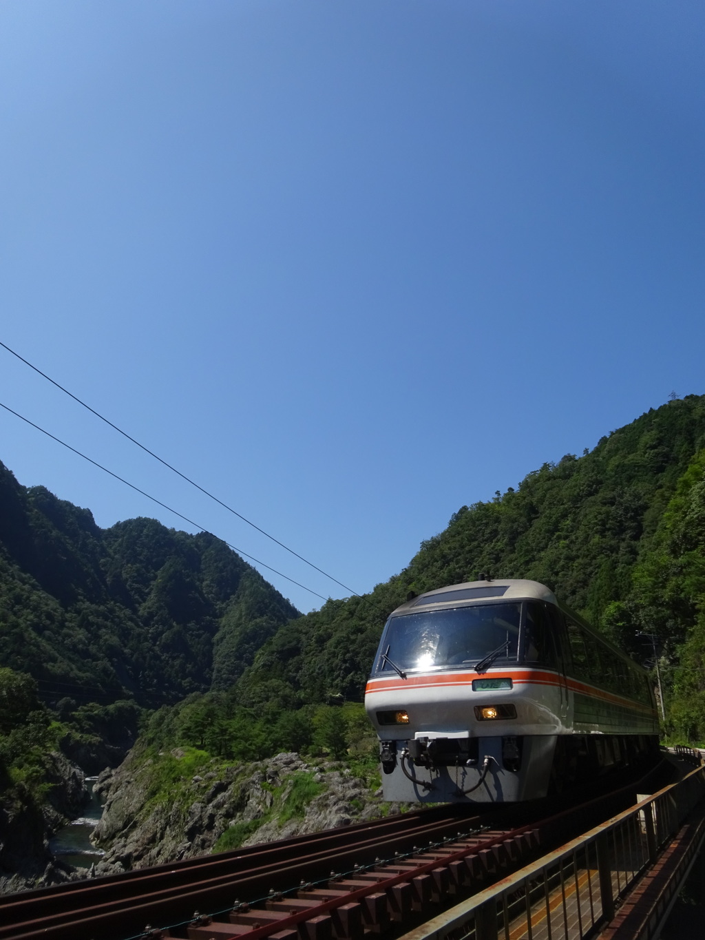 飛水峡×特急ひだ