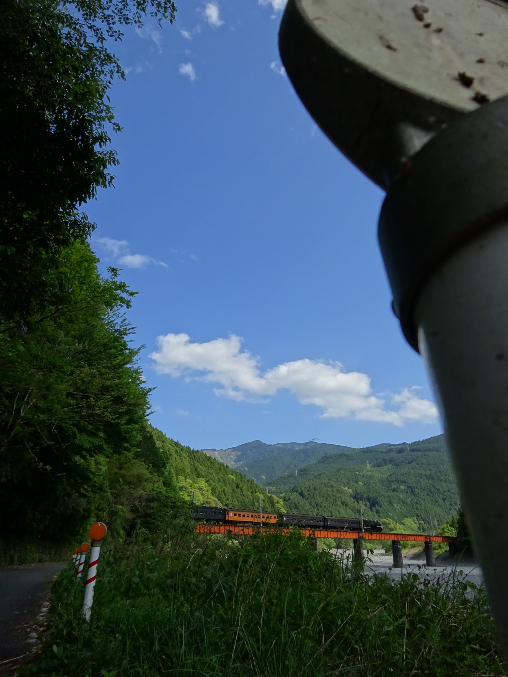大井川と蒸気機関車