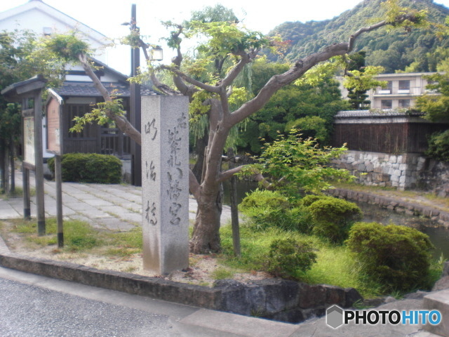 八幡堀の道標