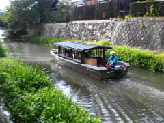 八幡堀の屋形船