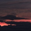 ピンクの夕日