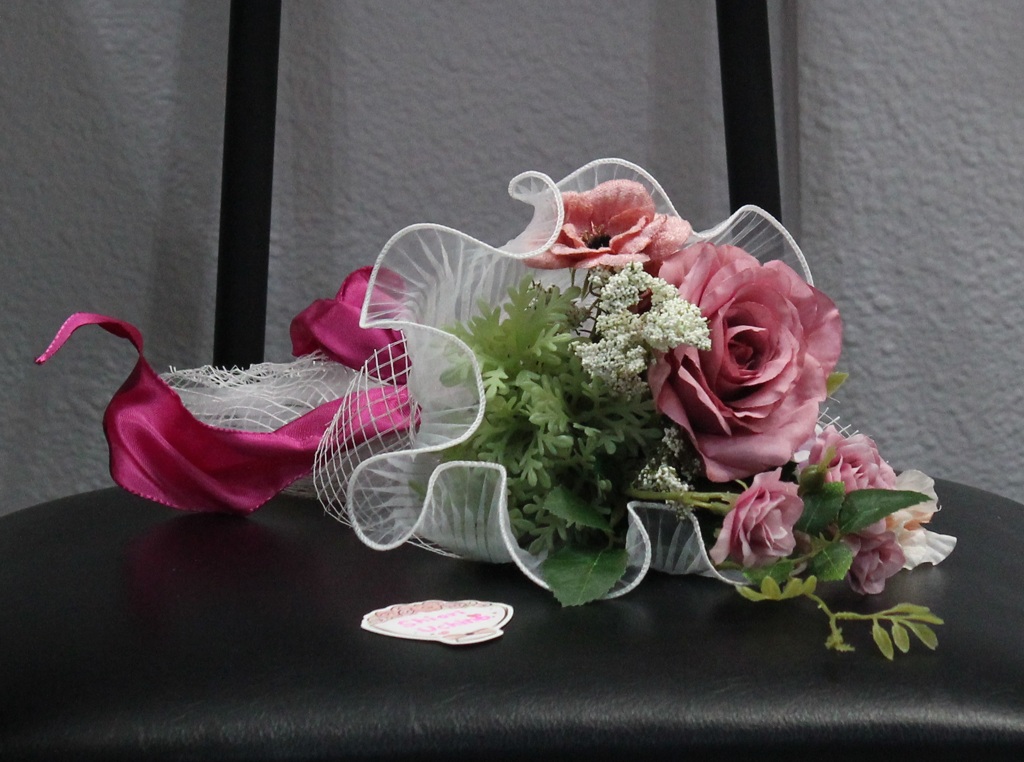 女子大文化祭フラワーアレンジメント